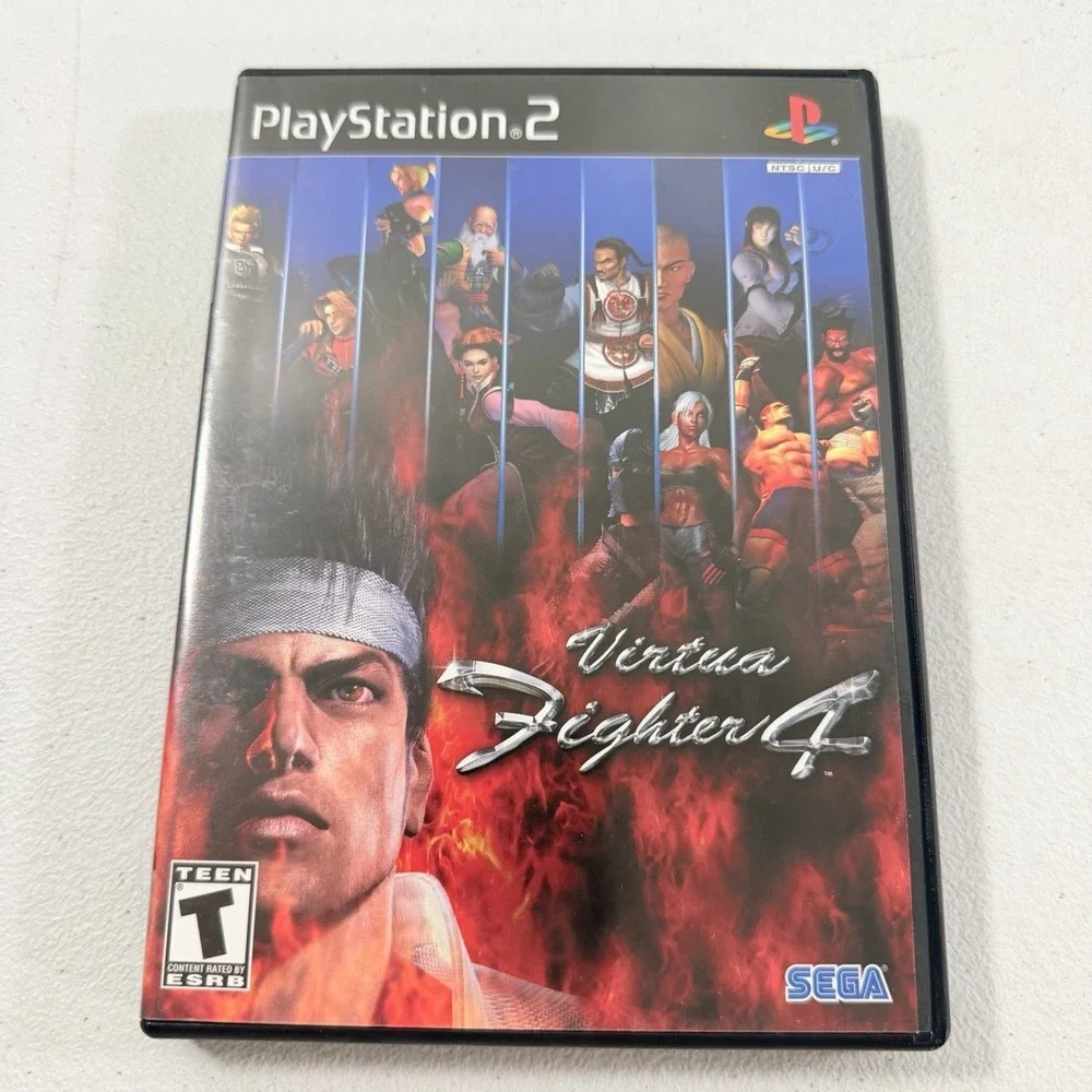 Virtua Fighter 4 (Sony PlayStation 2 PS2, 2002) CIB Complete W/ Reg Card‎ TESTED
